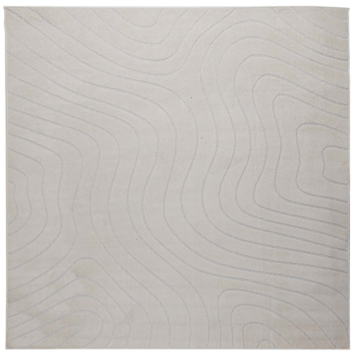 Vloerkleden Vierkant Crème 200 x 200 cm