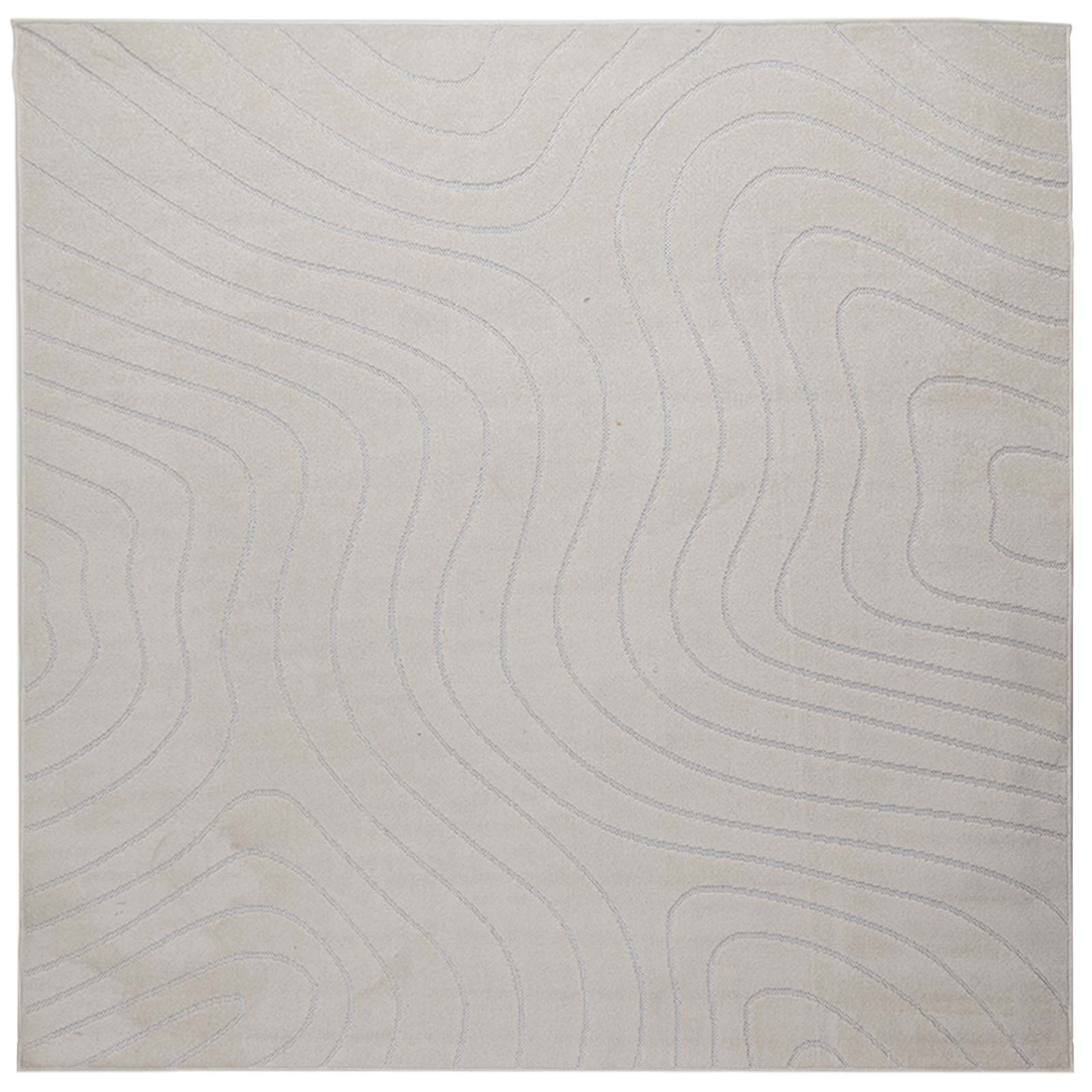 Vloerkleden Vierkant Crème 200 x 200 cm
