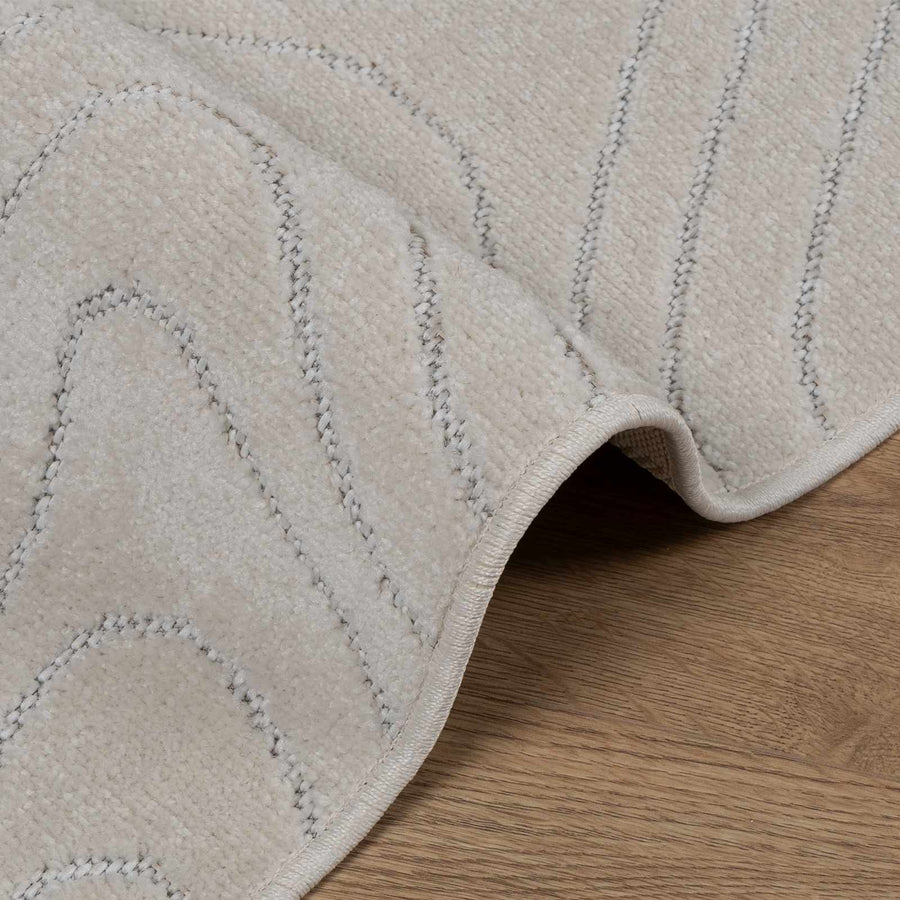 Vloerkleden Vierkant Crème 240 x 240 cm