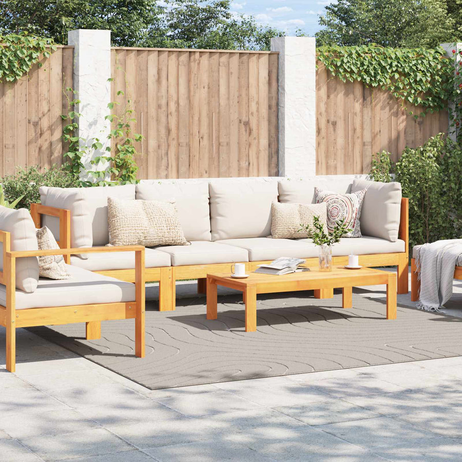 Vloerkleden Vierkant Crème 240 x 240 cm