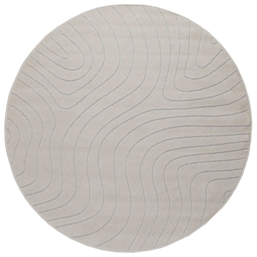 Vloerkleden Rond Crème Ø 200 CM