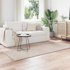 Vloerkleed 200x140 cm beige polyester