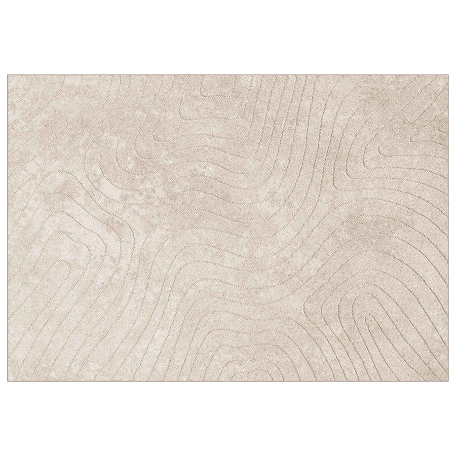 Vloerkleden Rechthoekig HUARTE Beige 200 x 140 cm Polyester