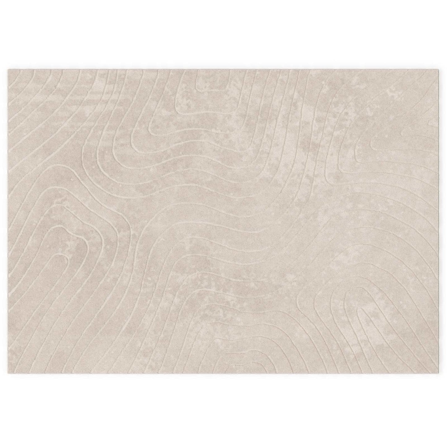 Vloerkleden Rechthoekig HUARTE Beige 280 x 200 cm Polyester
