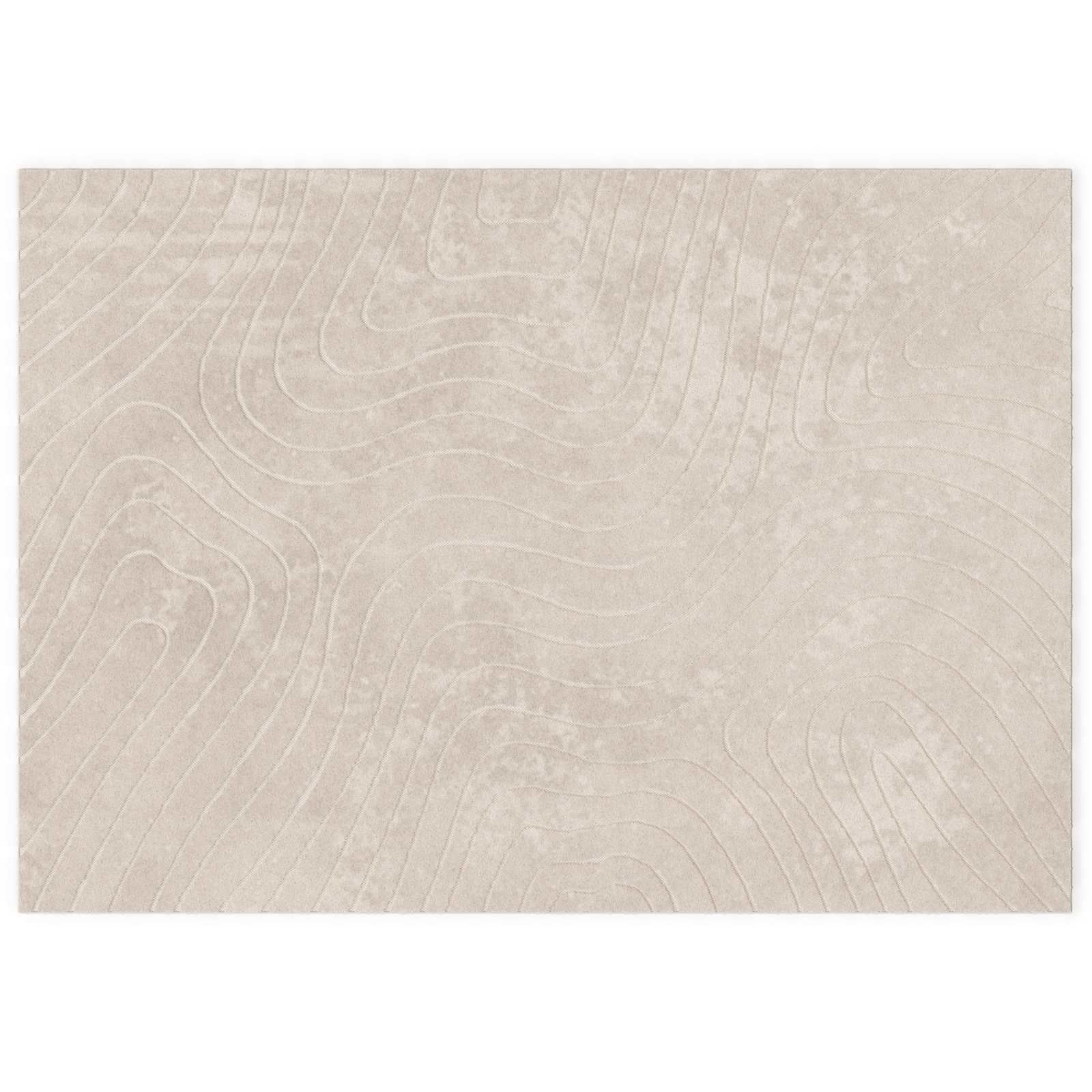 Vloerkleden Rechthoekig HUARTE Beige 280 x 200 cm Polyester