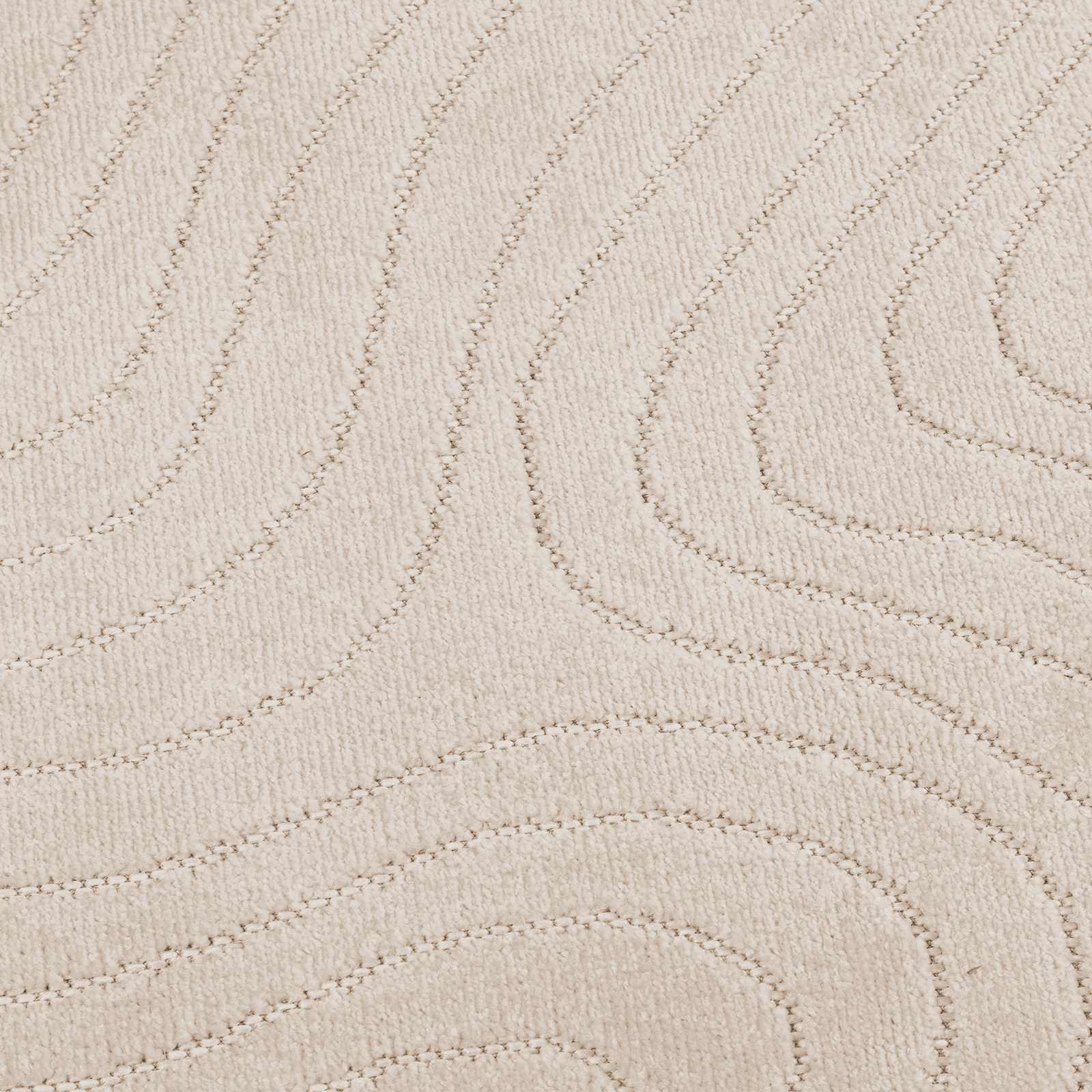Vloerkleden Vierkant HUARTE Beige 120 x 120 cm Polyester