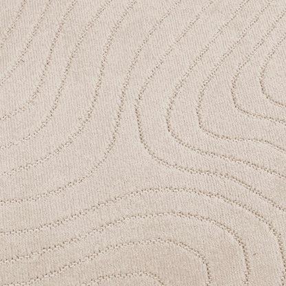 Vloerkleden Vierkant HUARTE Beige 120 x 120 cm Polyester