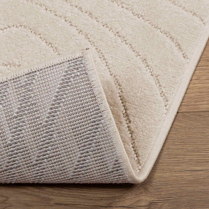 Vloerkleden Vierkant HUARTE Beige 200 x 200 cm Polyester