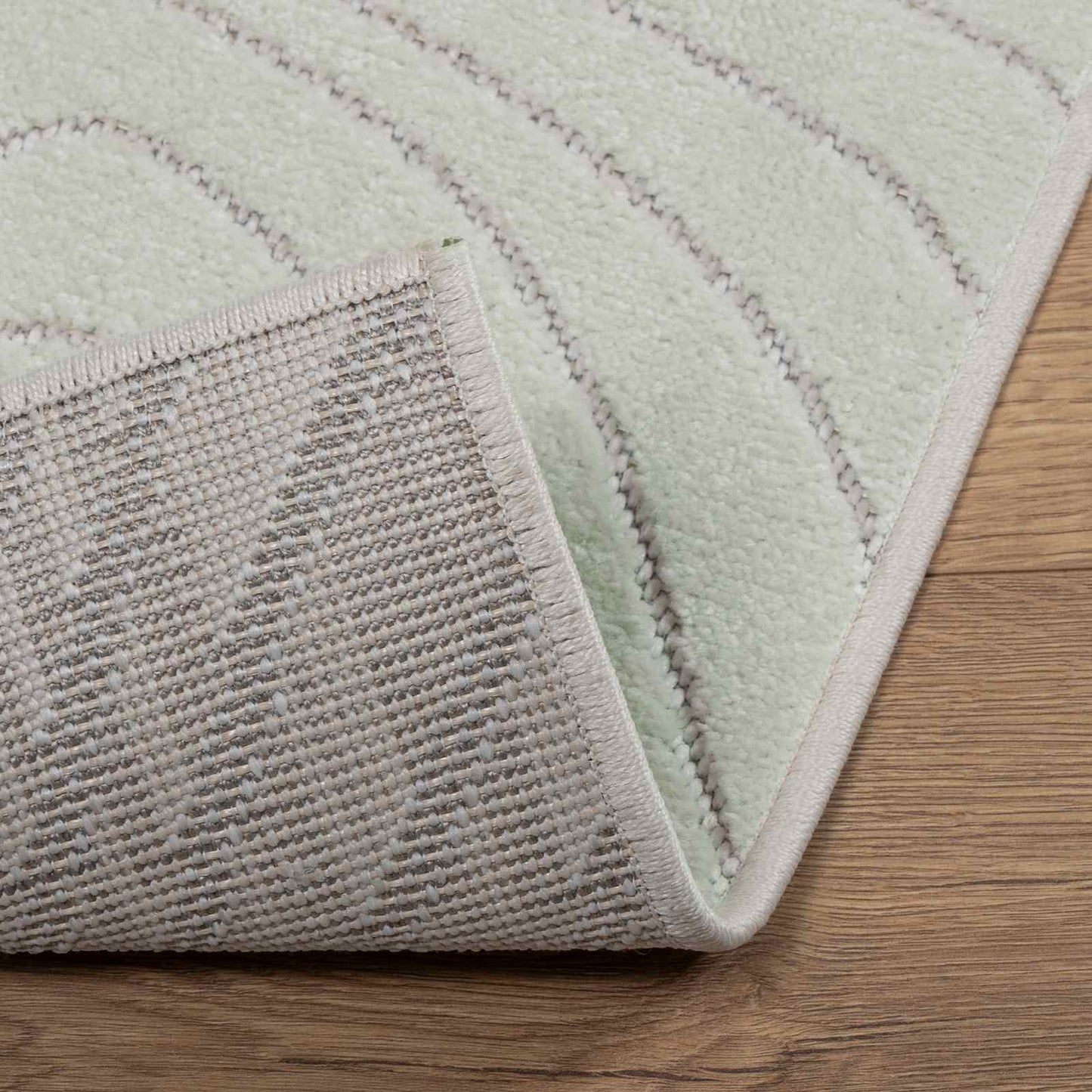 Vloerkleden Rechthoekig HUARTE Groen 150 x 80 cm Polyester