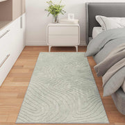 Vloerkleed groen 150x80 cm polyester