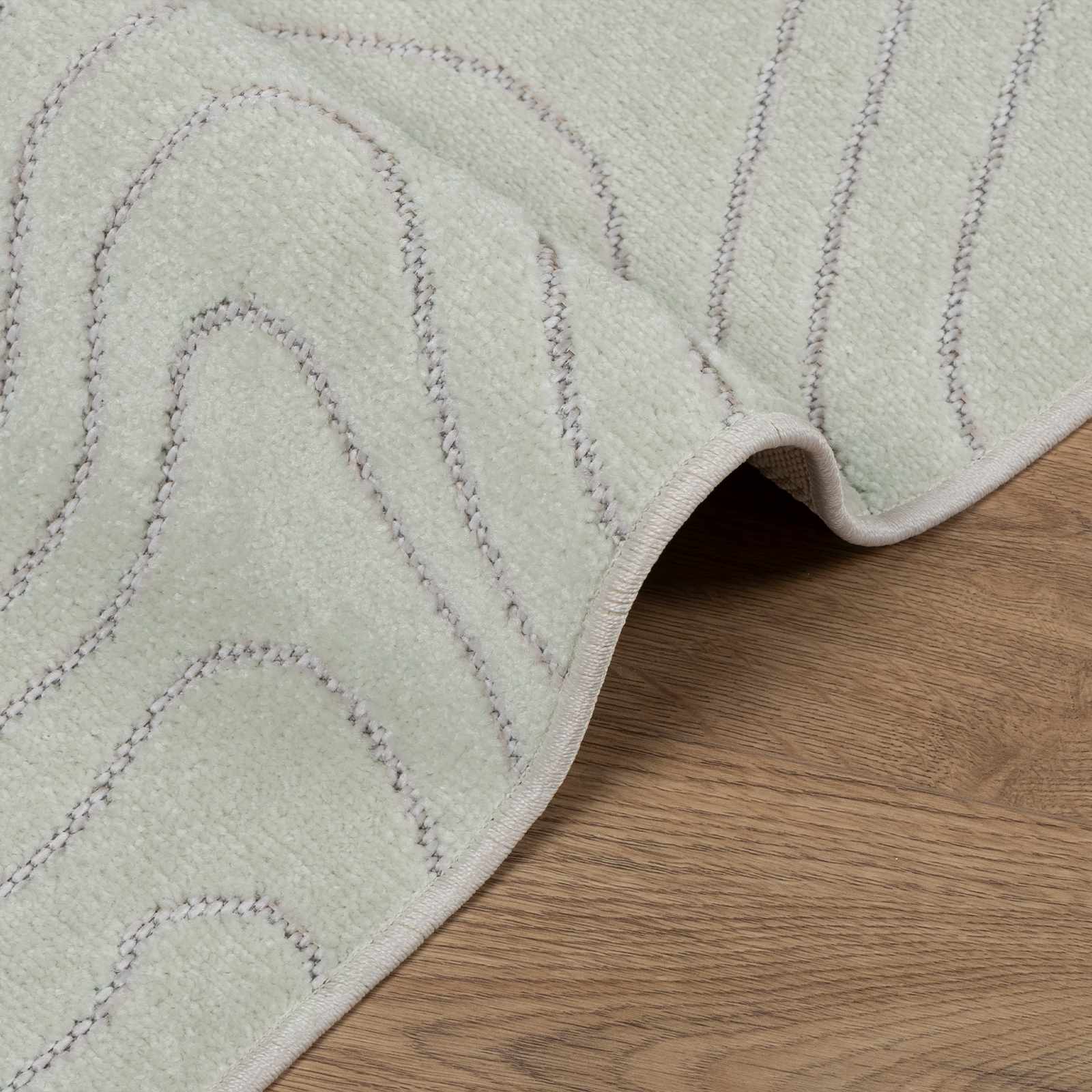 Vloerkleden Rechthoekig HUARTE Groen 170 x 120 cm Polyester
