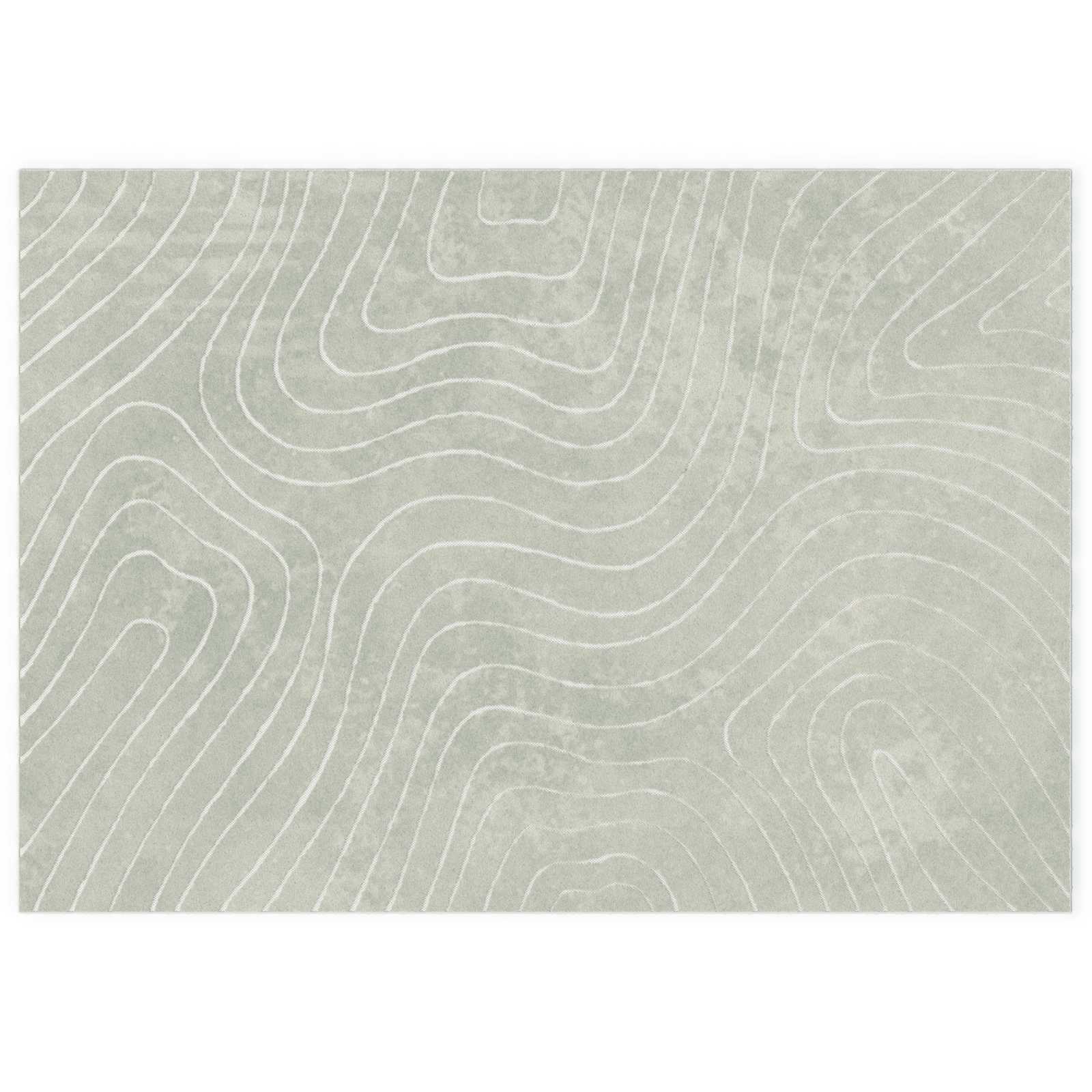 Vloerkleden Rechthoekig HUARTE Groen 280 x 200 cm Polyester