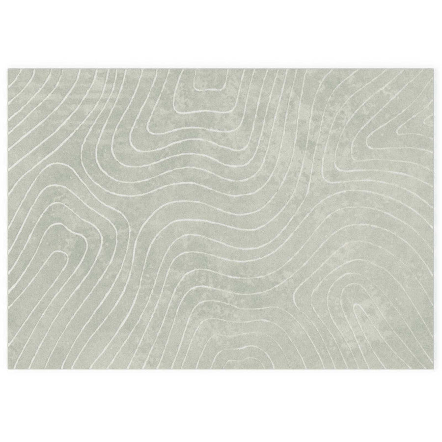 Vloerkleden Rechthoekig HUARTE Groen 340 x 240 cm Polyester