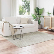 Vloerkleed vierkant groen 200x200 cm polyester