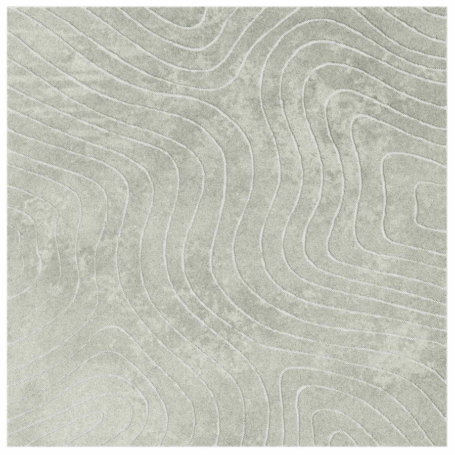 Vloerkleden Vierkant HUARTE Groen 200 x 200 cm Polyester