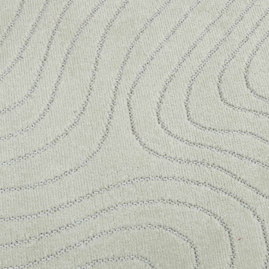 Vloerkleden Rond HUARTE Groen Ø 120 CM Polyester