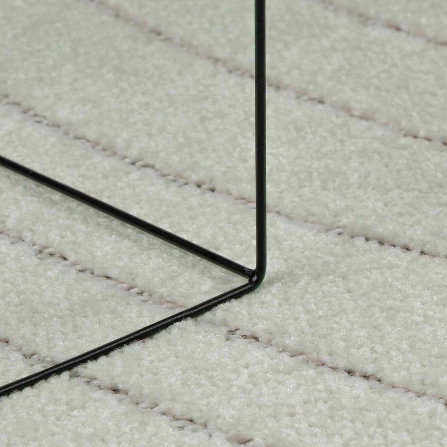 Vloerkleden Rond HUARTE Groen Ø 160 CM Polyester