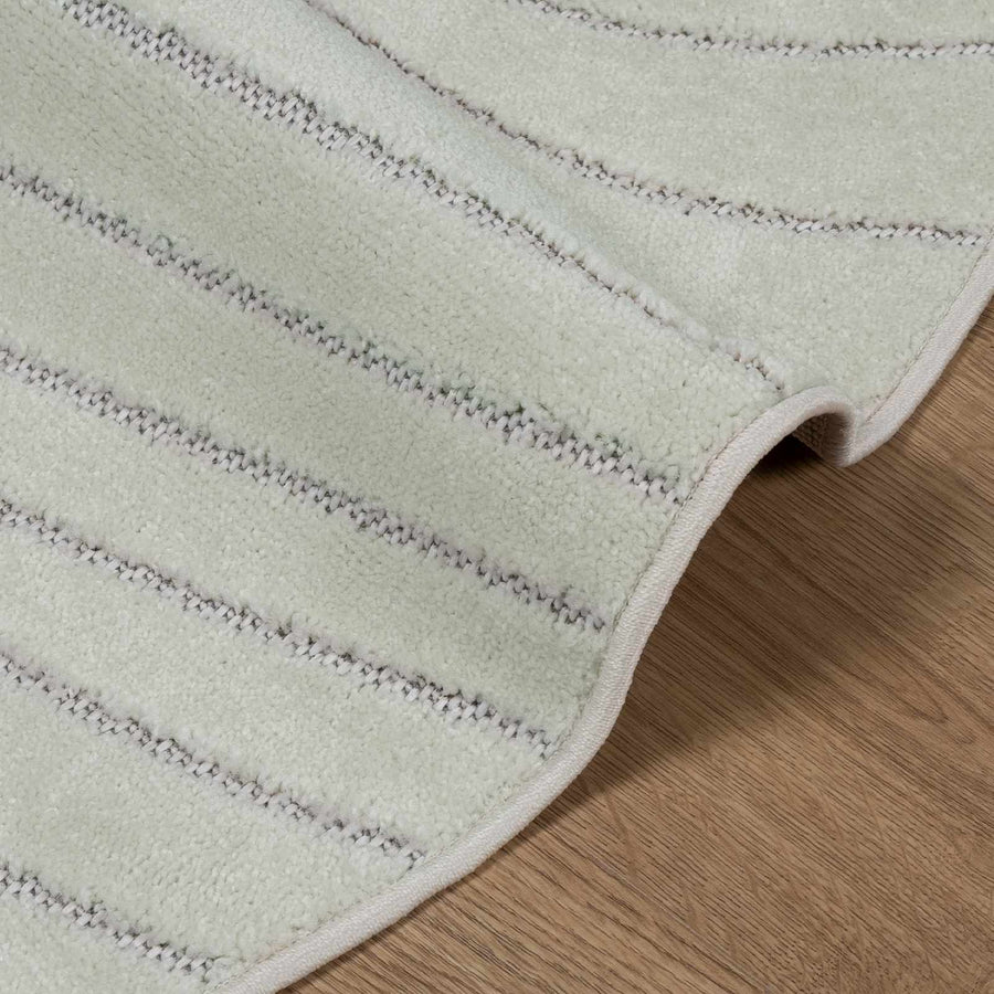 Vloerkleden Rond HUARTE Groen Ø 160 CM Polyester