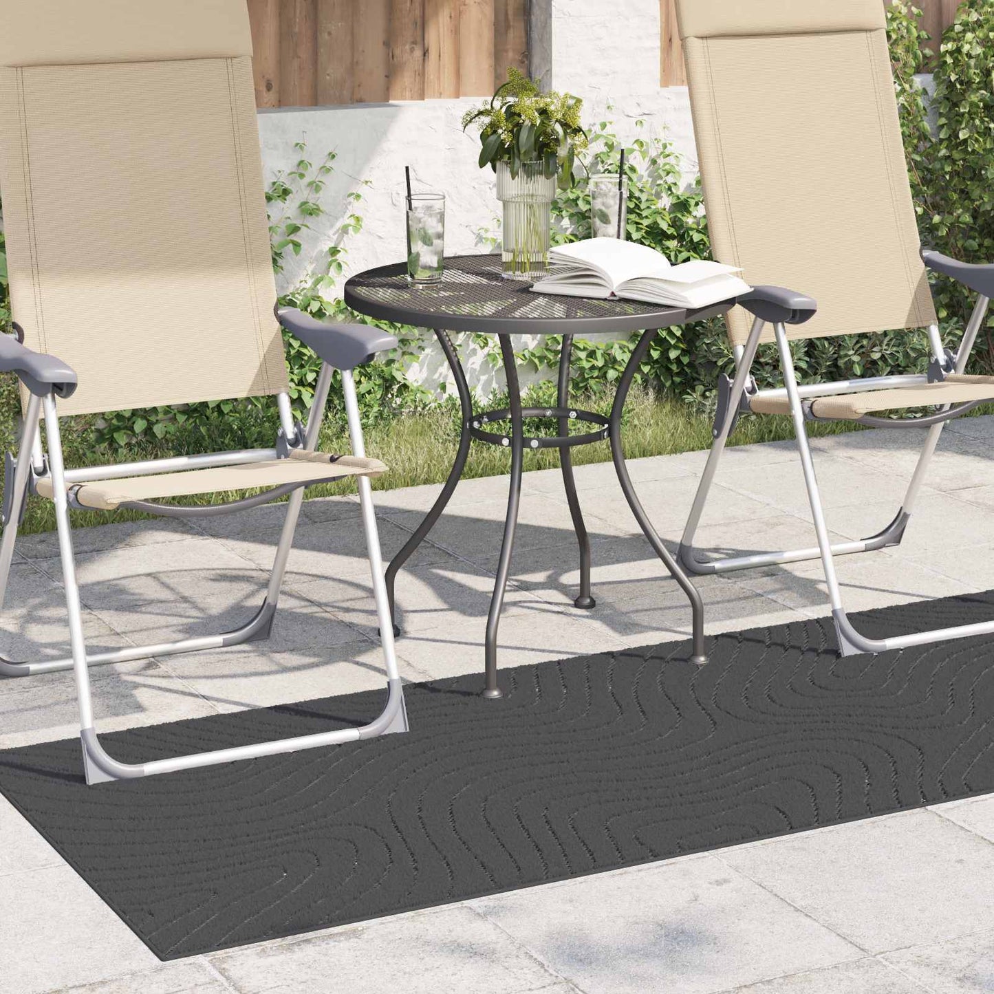 Vloerkleden Rechthoekig Antraciet 150 x 80 cm