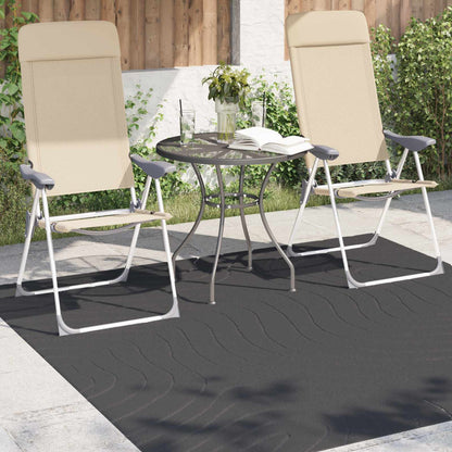 Vloerkleden Vierkant Antraciet 120 x 120 cm