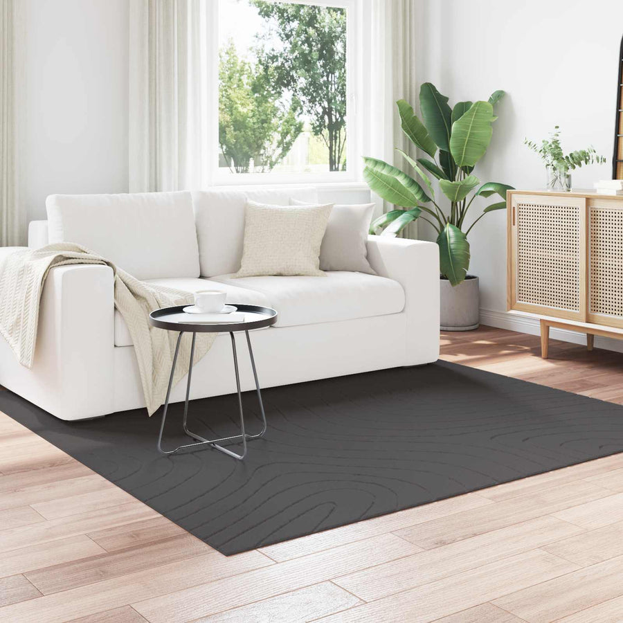 Vloerkleden Vierkant Antraciet 200 x 200 cm