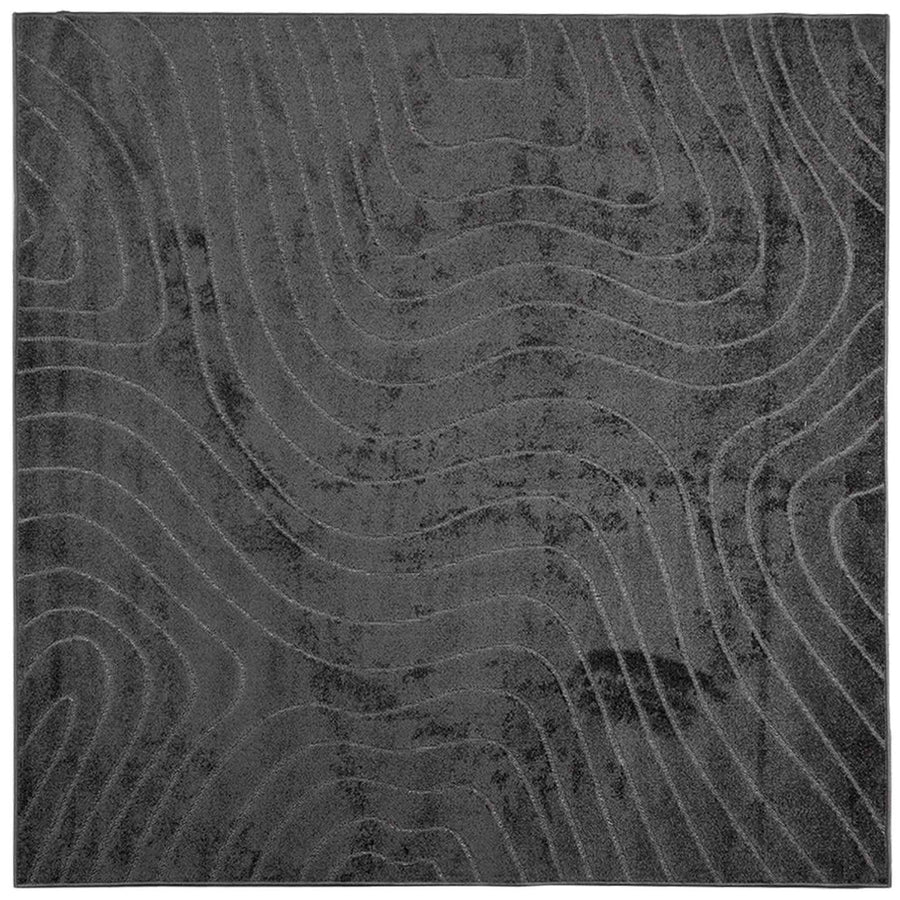 Vloerkleden Vierkant Antraciet 200 x 200 cm