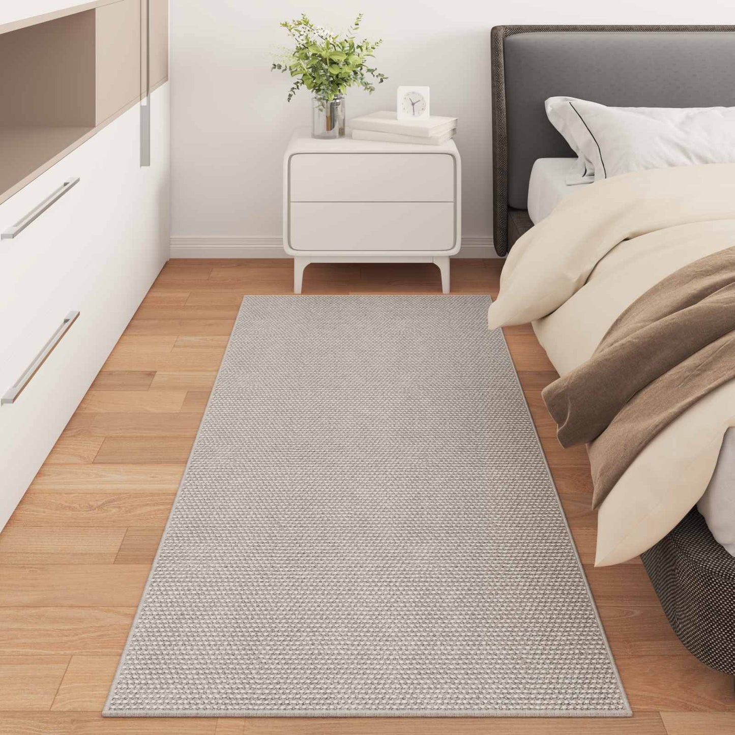 Vloerkleden Rechthoekig Crème 150 x 80 cm