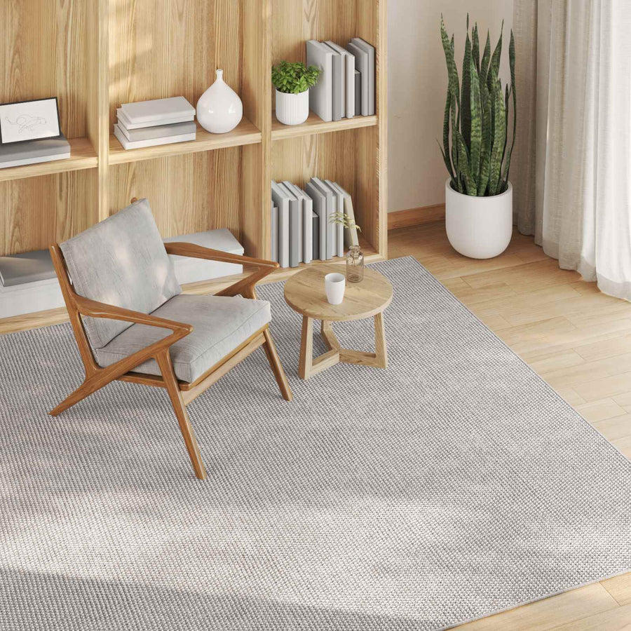 Vloerkleden Vierkant Crème 120 x 120 cm