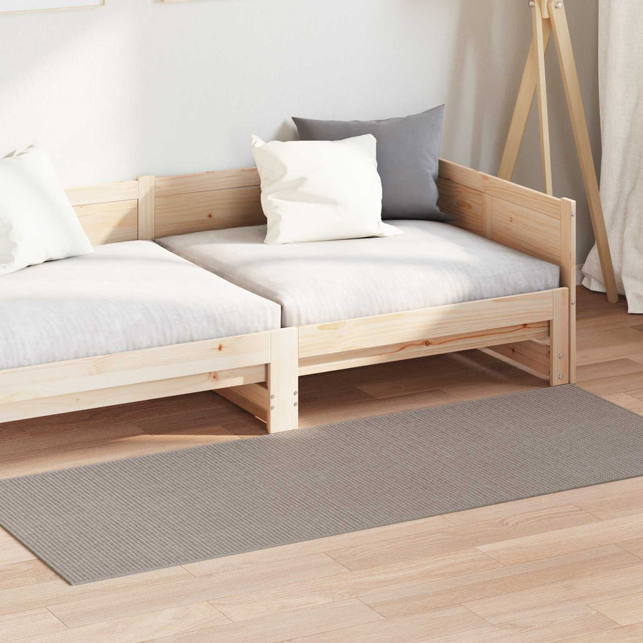 Vloerkleden Rechthoekig HUARTE Taupe 150 x 80 cm Polyester