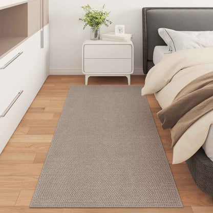 Vloerkleden Rechthoekig HUARTE Taupe 150 x 80 cm Polyester