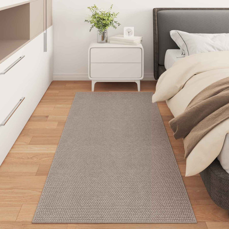 Vloerkleden Rechthoekig HUARTE Taupe 150 x 80 cm Polyester