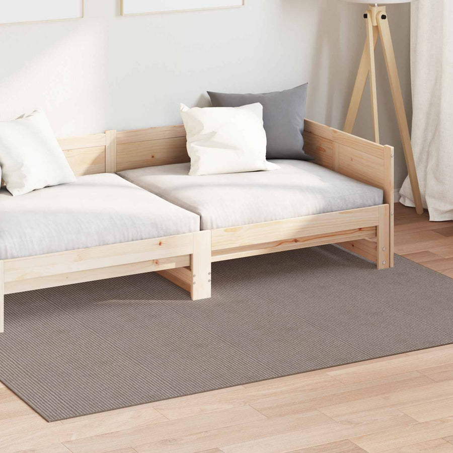 Vloerkleden Rechthoekig HUARTE Taupe 170 x 120 cm Polyester