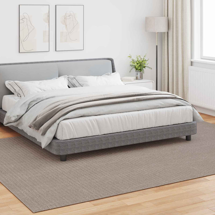 Vloerkleden Rechthoekig HUARTE Taupe 280 x 200 cm Polyester