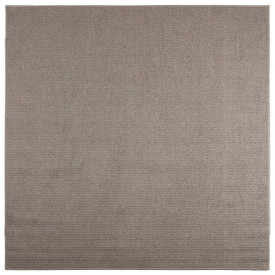 Vloerkleden Vierkant HUARTE Taupe 120 x 120 cm Polyester