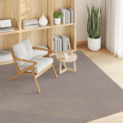 Vloerkleden Vierkant HUARTE Taupe 200 x 200 cm Polyester