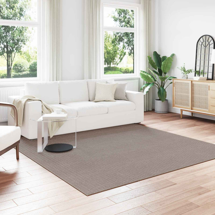 Vloerkleden Vierkant HUARTE Taupe 240 x 240 cm Polyester