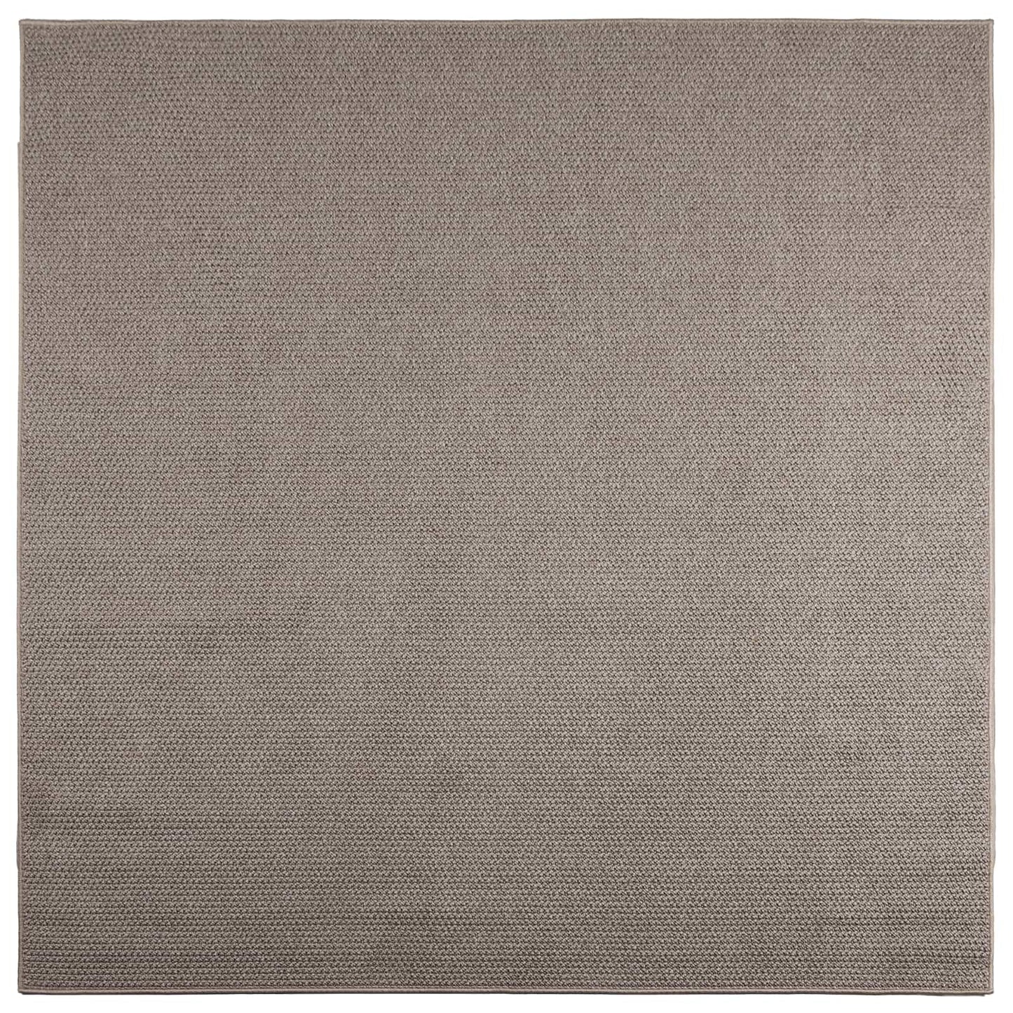 Vloerkleden Vierkant HUARTE Taupe 240 x 240 cm Polyester