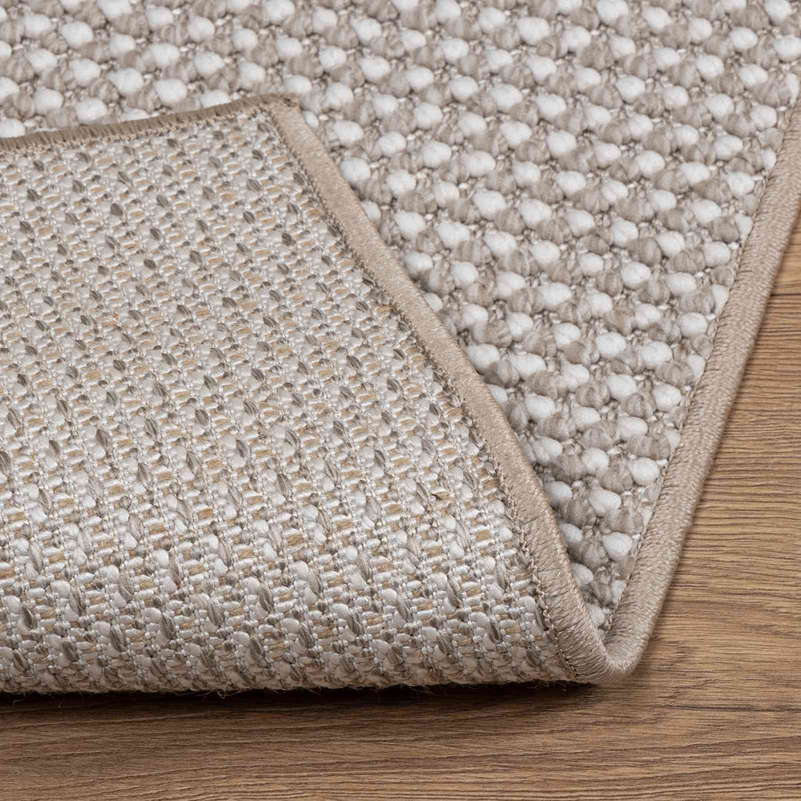 Vloerkleden Rechthoekig Crème en Taupe 150 x 80 cm