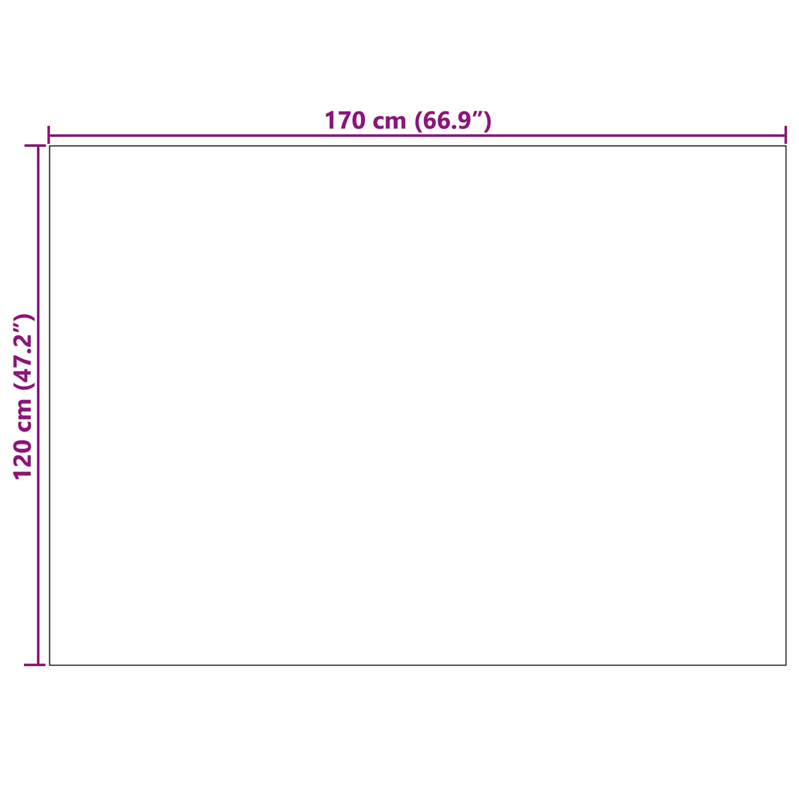 Vloerkleden LUGO Crème en Taupe 170 x 120 cm Polyester