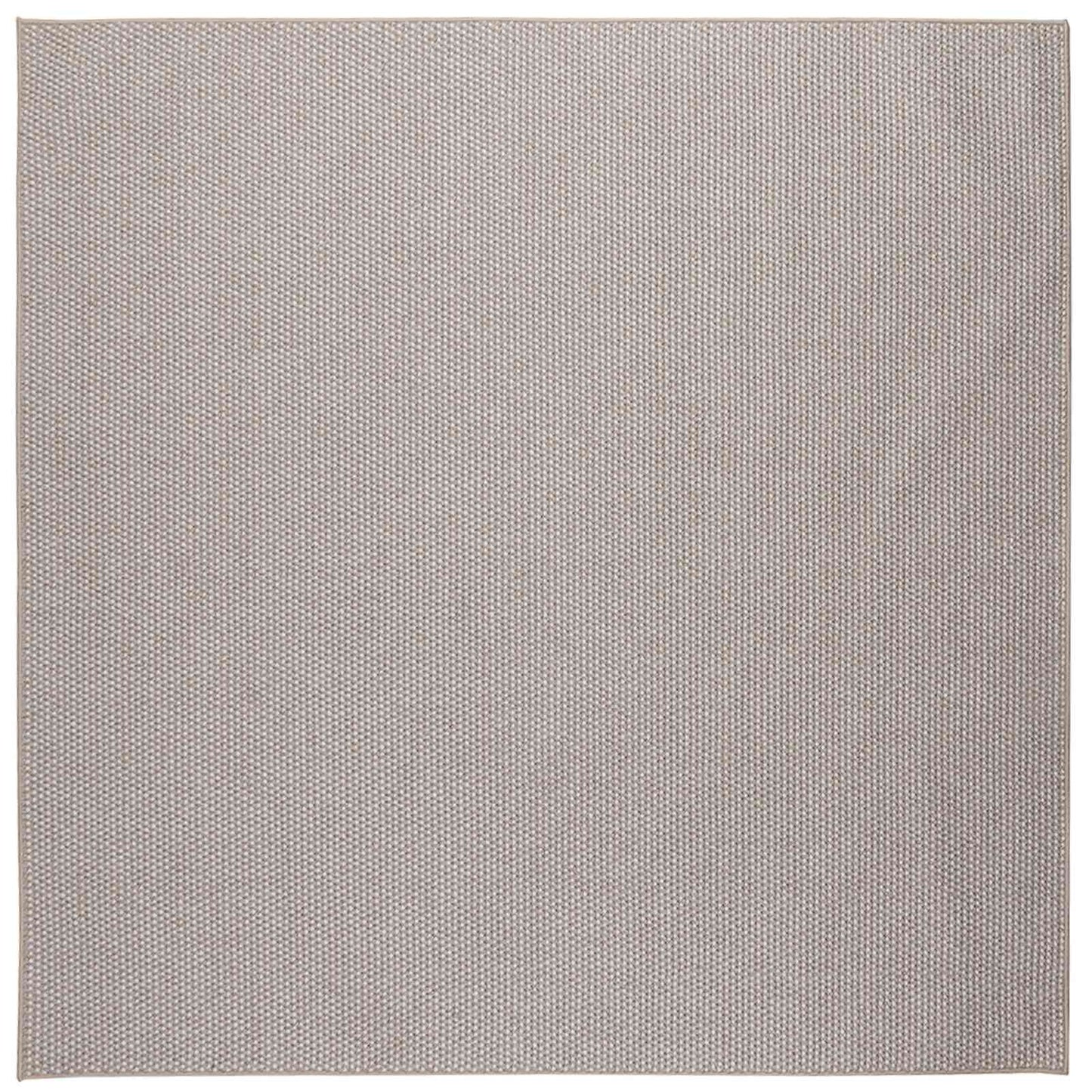 Vloerkleden HUARTE Crème en Taupe 120 x 120 cm Polyester