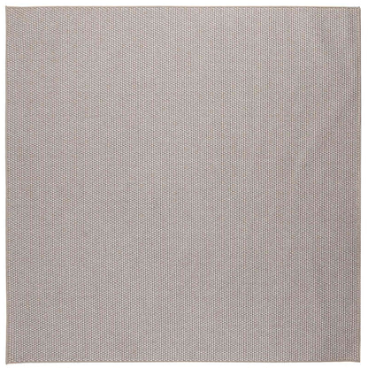 Vloerkleden HUARTE Crème en Taupe 200 x 200 cm Polyester