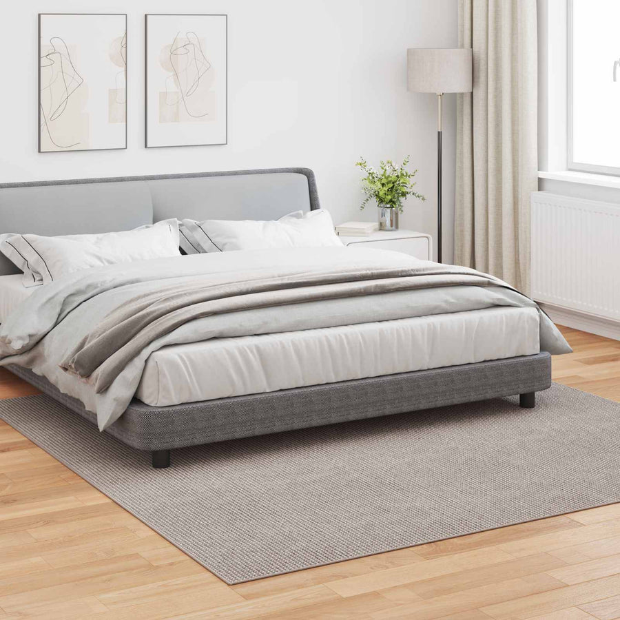 Vloerkleden Vierkant Crème en Taupe 240 x 240 cm