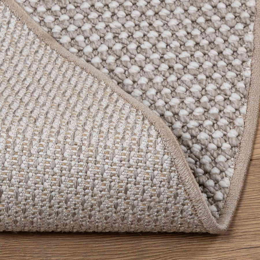 Vloerkleden Rond Crème en Taupe Ø 120 CM