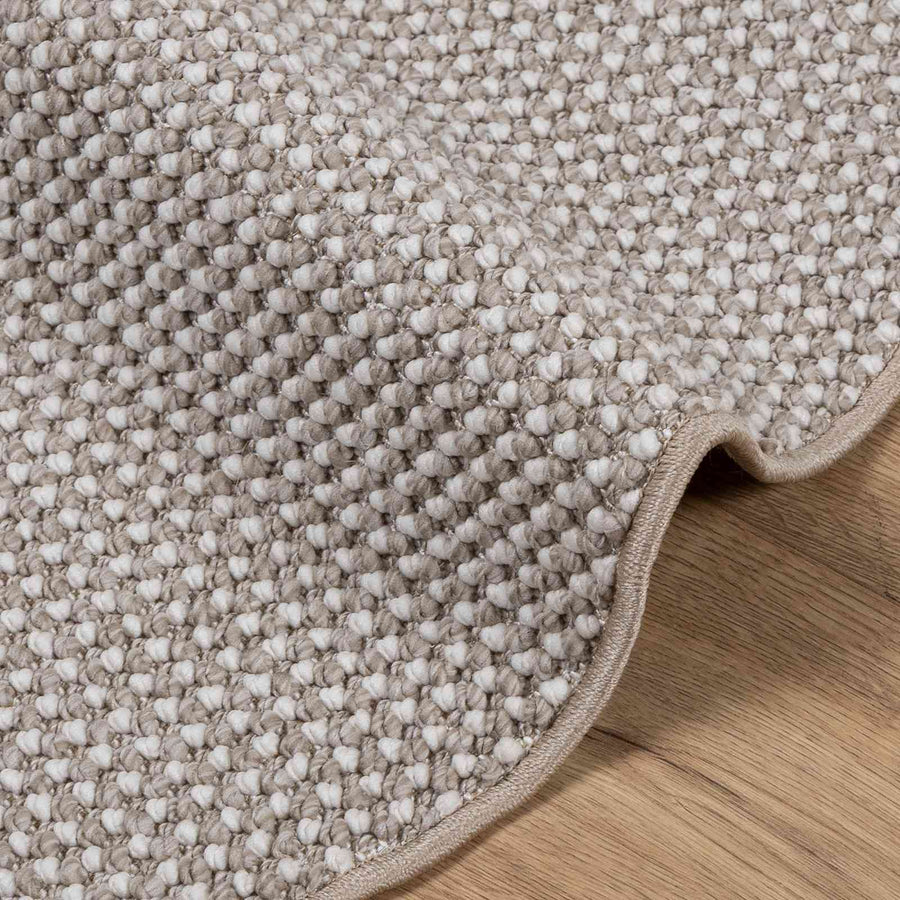 Vloerkleden Rond Crème en Taupe Ø 120 CM