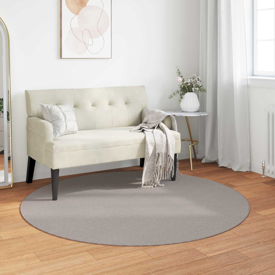 Vloerkleden Rond Crème en Taupe Ø 200 CM