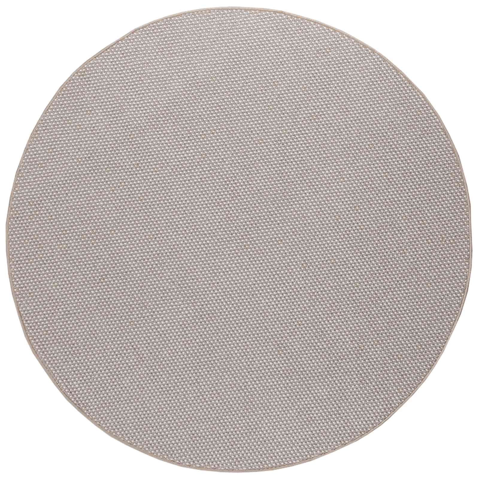 Vloerkleden Rond Crème en Taupe Ø 200 CM