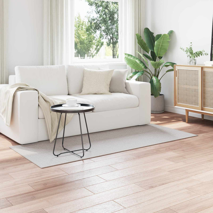 Vloerkleden HUARTE Crème en Grijs 200 x 80 cm Polyester