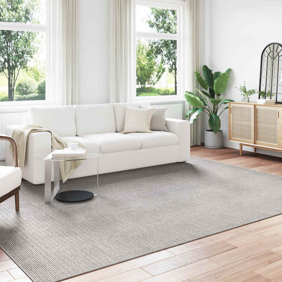 Vloerkleden HUARTE Crème en Grijs 340 x 240 cm Polyester