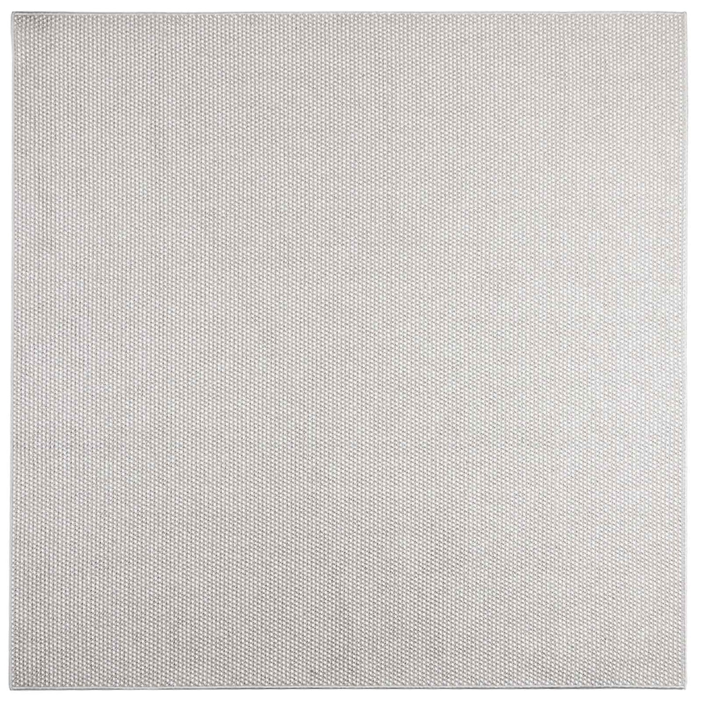 Vloerkleden HUARTE Crème en Grijs 120 x 120 cm Polyester