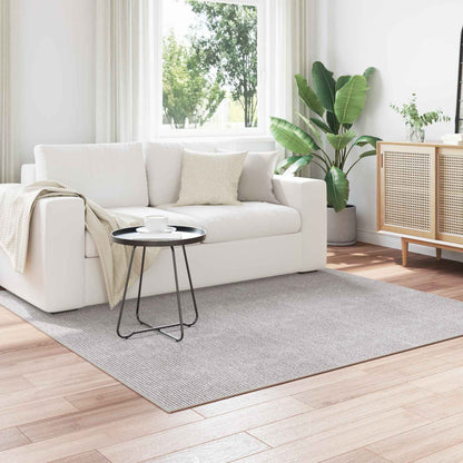 Vloerkleden HUARTE Crème en Grijs 200 x 200 cm Polyester
